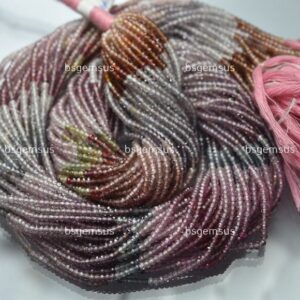 17 Inches Strand,aaa Quality,natural Multi Spinel Micro Facetes Rondelle,size 2.60mm 17 Inches Strand,aaa Quality,natural Multi Spinel Micro Facetes Rondelle,size 2.60mm