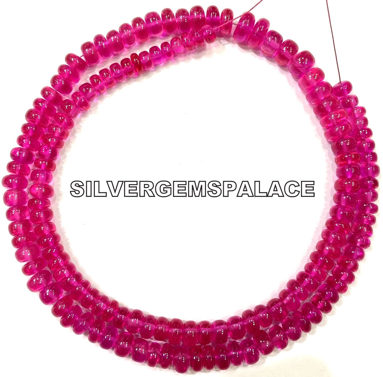 Extremely Rare~pink Spinel Smooth Rondelle Beads Juicy Pink Color Beads Spinel Gemstone Beads Pink Spinel Beads Strand Jewelry Making Beads.