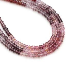 Natural Multi Spinel Smooth Rondelle Beads, 4 Mm, Plain Spinel Beads, Multi Spinel Jewelry Making Gemstone Beads, 18 Inches Full Strand Natural Multi Spinel Smooth Rondelle Beads, 4 Mm, Plain Spinel Beads, Multi Spinel Jewelry Making Gemstone Beads, 18 Inches Full Strand