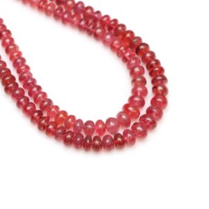 Red Spinel Smooth Rondelle Beads, 3.5 Mm To 6 Mm, Plain Spinel Beads, Natural Spinel Jewelry Making Gemstone Beads, 8 Inch / 18 Inch Strand Red Spinel Smooth Rondelle Beads, 3.5 Mm To 6 Mm, Plain Spinel Beads, Natural Spinel Jewelry Making Gemstone Beads, 8 Inch / 18 Inch Strand