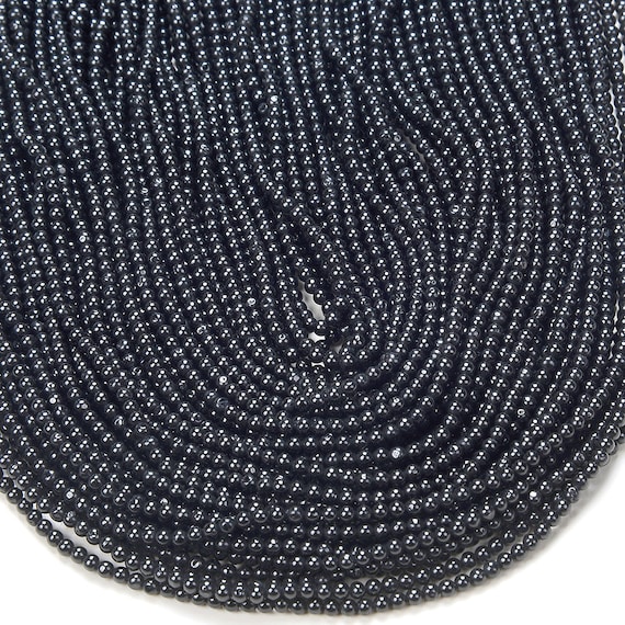 2mm Natural Black Spinel Gemstone Grade A Round Beads 15 Inch Full Strand Bulk Lot 1,2,6,12 And 50 (80016350-p59) 2mm Natural Black Spinel Gemstone Grade A Round Beads 15 Inch Full Strand Bulk Lot 1,2,6,12 And 50 (80016350-p59)