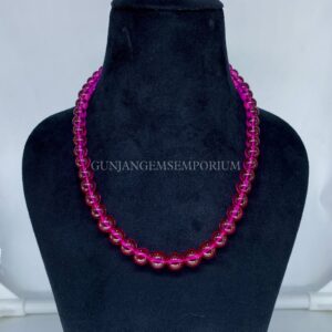 Beautiful AAAA+ Hot Pink Spinel Smooth Round Beads Pink Spinel Gemstone Beaded Strand 8-11mm Pink Spinel Round Smooth Beads Rare Spinel Ball