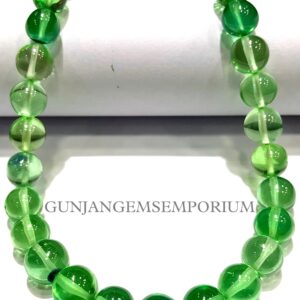 Green Spinel Smooth Round Beads AAAA Grade Vibrant Green Spinels Rare Gemstone Beads 7/9mm Green Sphere Beads 23” Beaded Strand Jewelry