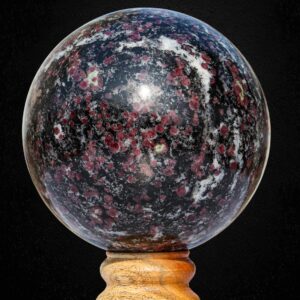 140MM Ruby Spinel Sphere: Vitality Stone, Courage Stone, Energy Renewal Crystal 140MM Ruby Spinel Sphere: Vitality Stone, Courage Stone, Energy Renewal Crystal