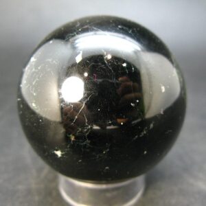 Genuine Black Spinel Sphere Ball From Russia - 2.0" - 283 Grams Genuine Black Spinel Sphere Ball From Russia - 2.0" - 283 Grams