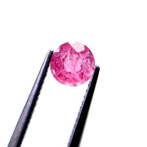 Pink Spinel, Round Faceted Cut, Loose Gemstone, 1.35 Ct, 6 Mm Pink Spinel, Round Faceted Cut, Loose Gemstone, 1.35 Ct, 6 Mm