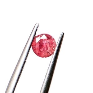Red Spinel, Faceted Round Cut, Loose Gemstone (0.70 Ct, 5 Mm) Red Spinel, Faceted Round Cut, Loose Gemstone (0.70 Ct, 5 Mm)