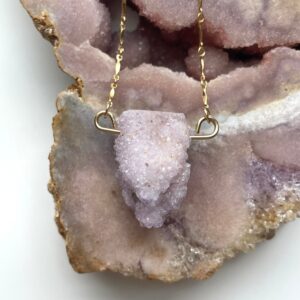 Spirit Quartz Crystal Pendent Necklace on gold Filled Chain, Statement Necklace For Women Spirit Quartz Crystal Pendent Necklace on gold Filled Chain, Statement Necklace For Women