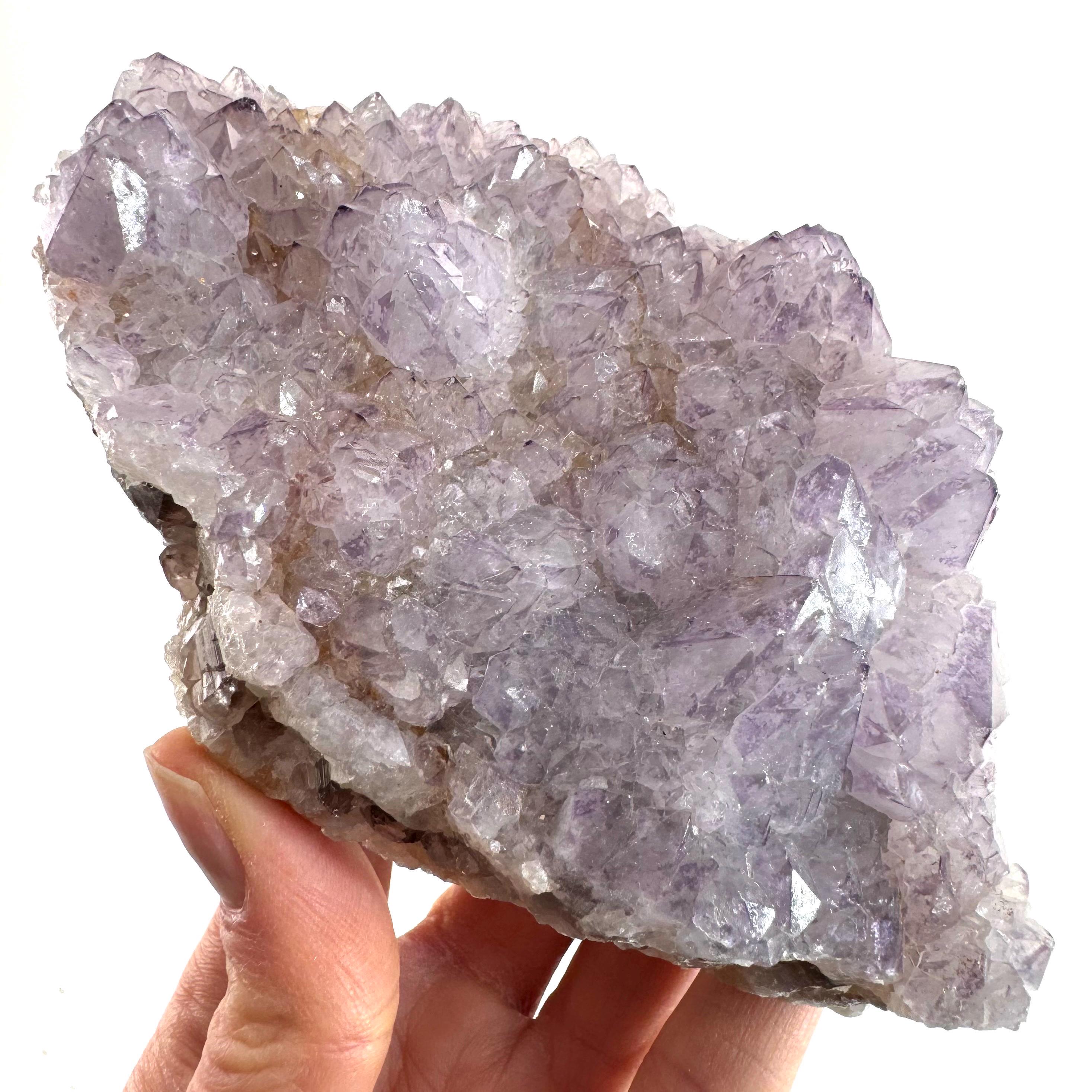 Spirit Quartz Amethyst Cluster | South African Crystal (12.5 X 7.5 Cm)