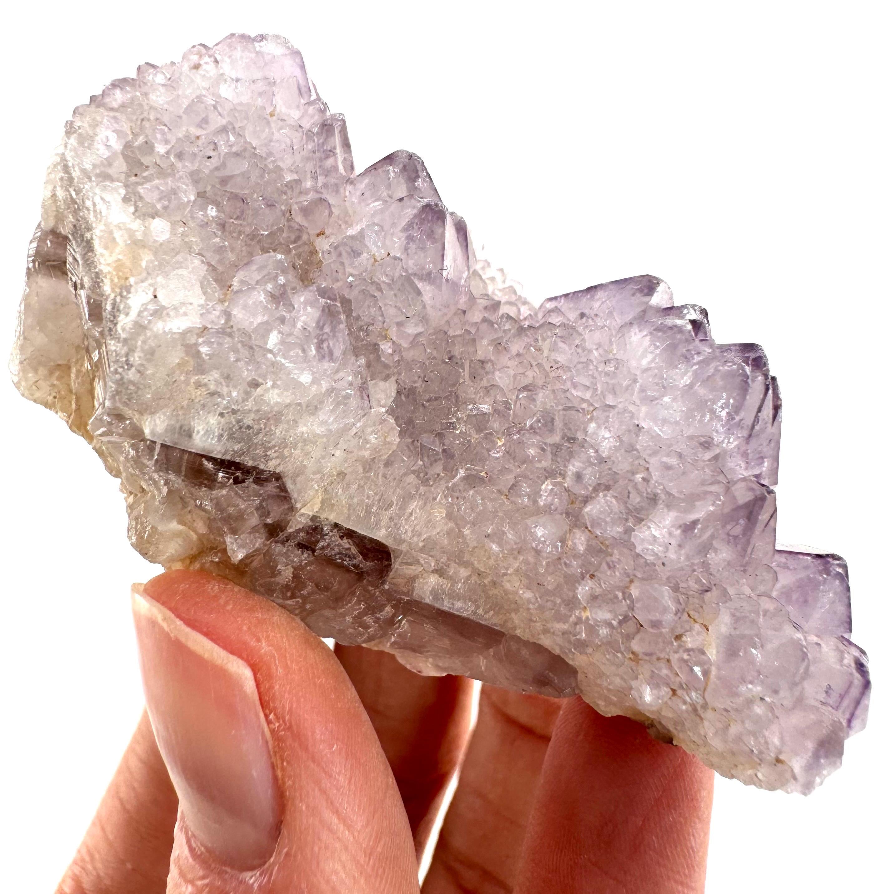 Spirit Quartz Amethyst Cluster - South African Crystal (6x3cm)