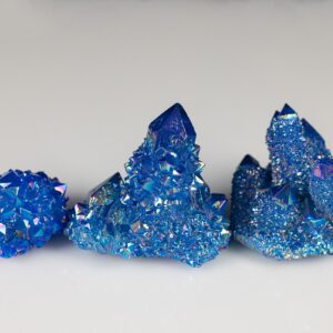 Blue FLAME AURA QUARTZ Crystal Cluster - Rainbow Quartz Crystal, Spirit Quartz Cluster, Crystal Decor, E2134 Blue FLAME AURA QUARTZ Crystal Cluster - Rainbow Quartz Crystal, Spirit Quartz Cluster, Crystal Decor, E2134