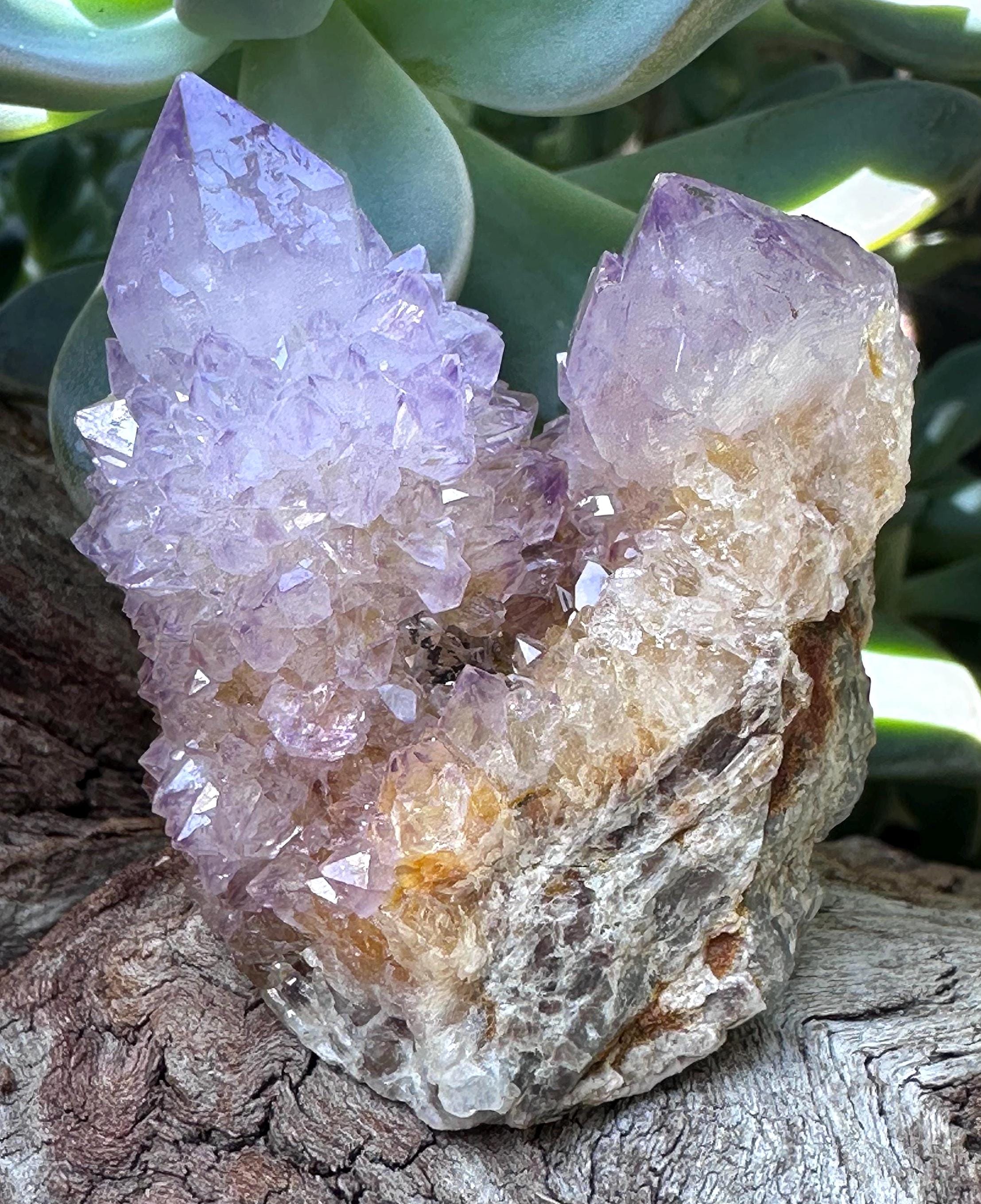 Spirit Quartz "fairy Quartz" Cluster From South Africa