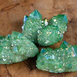 Green APPLE AURA QUARTZ Crystal Cluster - Rainbow Quartz Crystal, Spirit Quartz, Crystal Decor, E2131 Green APPLE AURA QUARTZ Crystal Cluster - Rainbow Quartz Crystal, Spirit Quartz, Crystal Decor, E2131