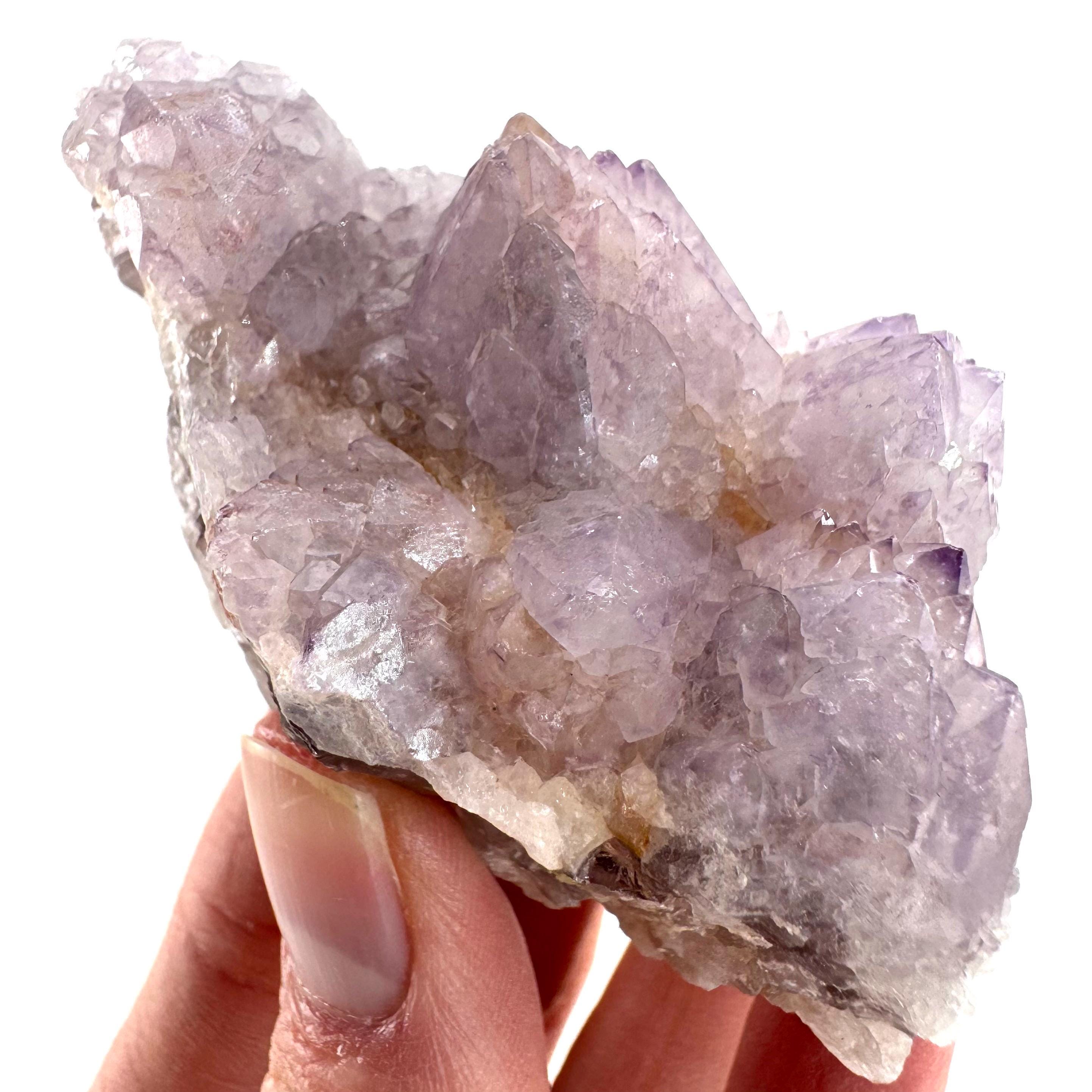 Purple Amethyst Spirit Quartz Cluster | Mineral Specimen