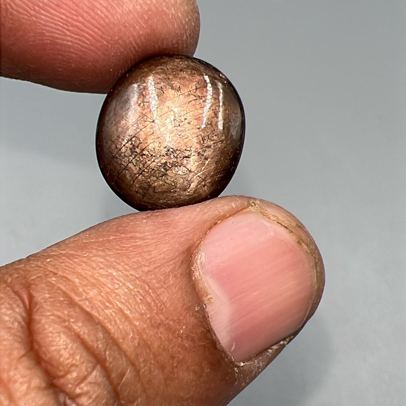 Natural Golden Star Sapphire Cabochon | Polished Golden Star Sapphire | Jewelry Making Gemstone