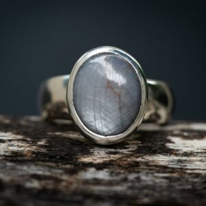 Star Sapphire Ring – Sterling Silver, September Birthstone, Size 5.75 Star Sapphire Ring – Sterling Silver, September Birthstone, Size 5.75