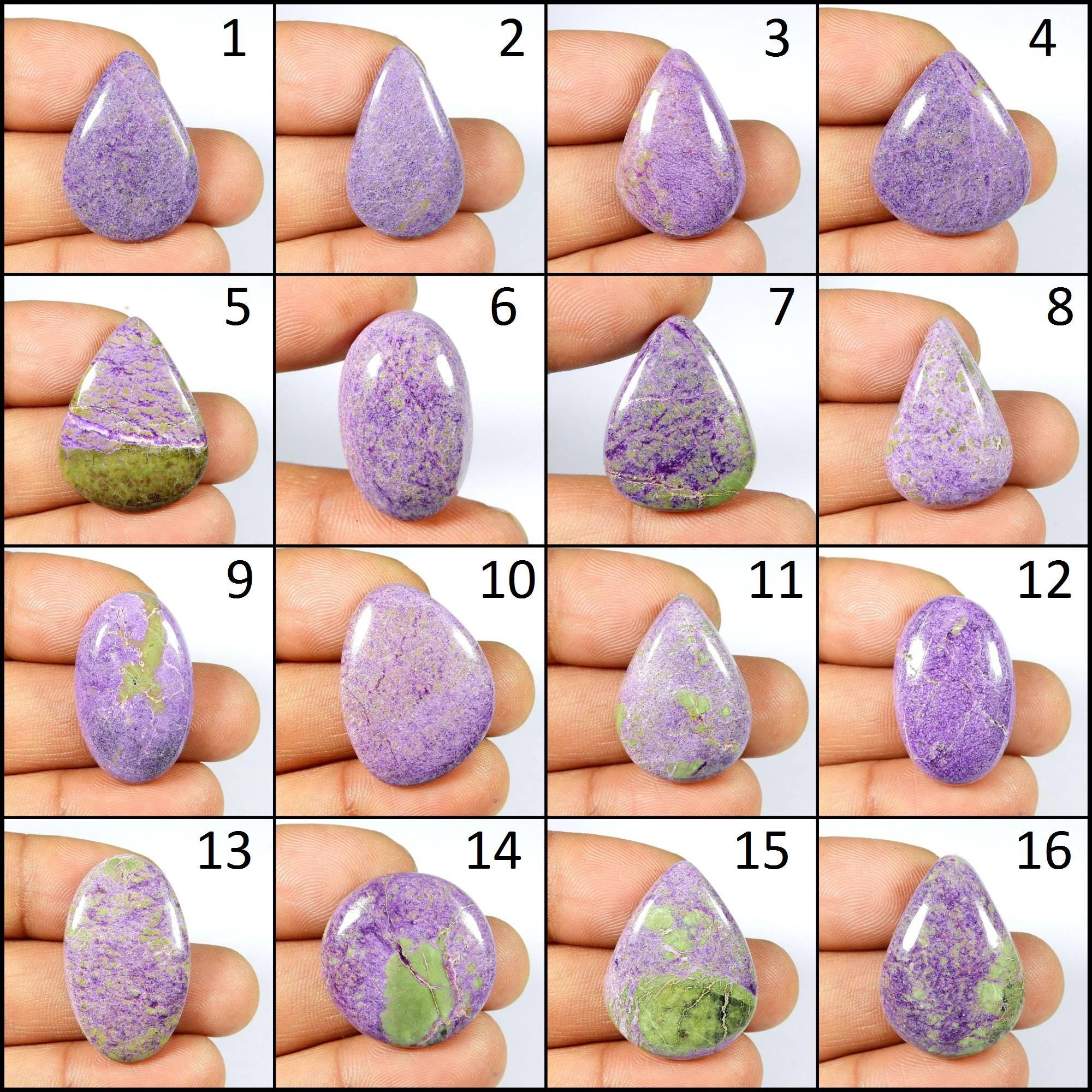 Awesome~ Purple Stichtite. Natural Stichtite Cabochon. Australian Stichtite Gemstone. Mix Shape Wholesale Stichtite Jewelry Loose.