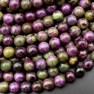Natural Atlantisite Stichtite Beads 4mm 5mm 6mm 8mm 10mm 12mm 15.5" Strand