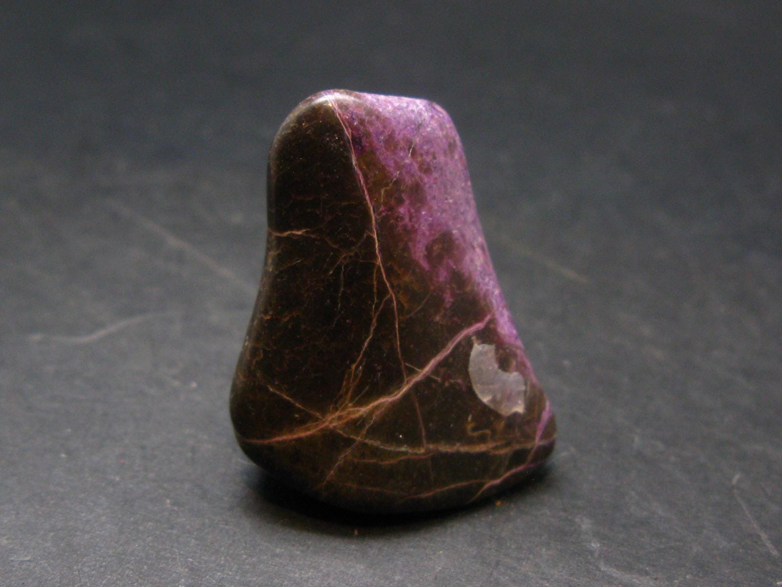 Rare Purple Tumbled Stichtite From Russia - 1.4"