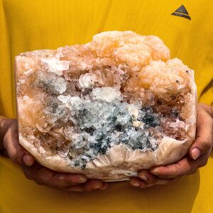Apophyllite Stilbite Zeolite Crystal Cluster: Healing Stone Decor (9.5 Inch) Apophyllite Stilbite Zeolite Crystal Cluster: Healing Stone Decor (9.5 Inch)