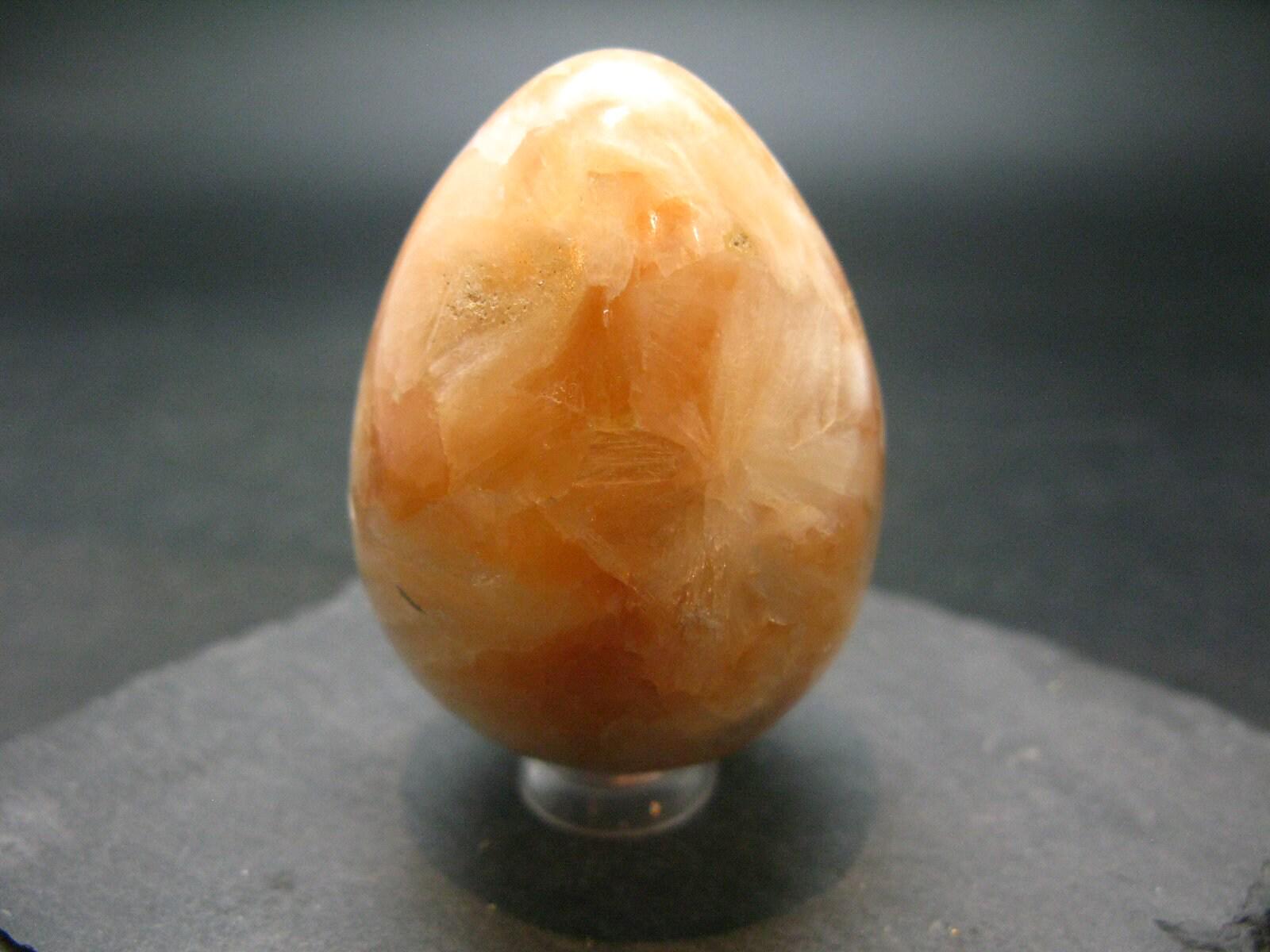 Unique Stilbite Egg From India - 2.0"