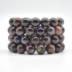 Sugilite, Very Rare, Round Beads Sample Strand / Bracelet - 12mm - 13mm - 7 - 7.5 Inch Length - Natural Semi-precious Gemstone