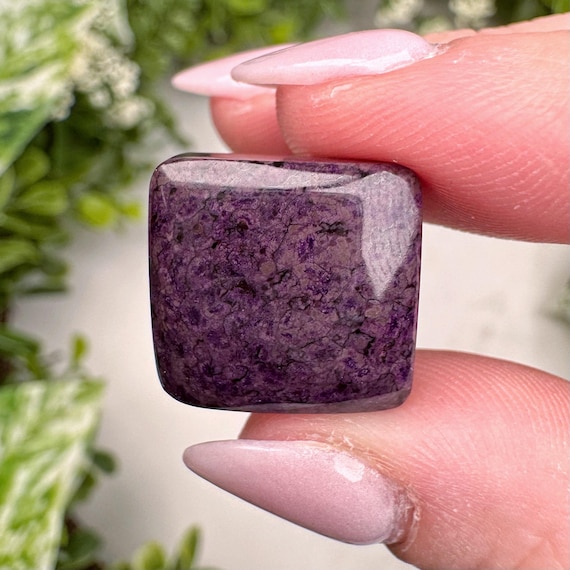 Sugilite Cabochon | 3g | - #11 (polished Purple Crystal Jewelry, Healing Stone, Third-eye Chakra, Intuition)