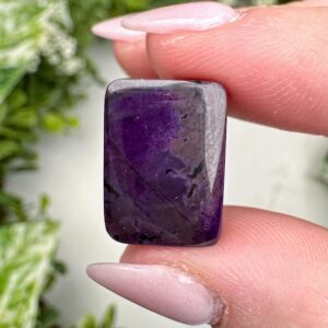 Sugilite Cabochon | 2g | - #12 (polished Purple Crystal Jewelry, Healing Stone, Third-eye Chakra, Intuition) Sugilite Cabochon | 2g | - #12 (polished Purple Crystal Jewelry, Healing Stone, Third-eye Chakra, Intuition)