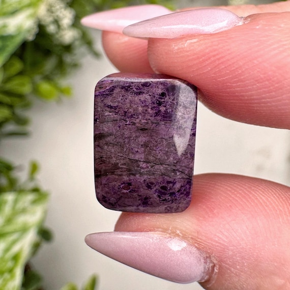 Sugilite Cabochon | 2g | - #13 (polished Purple Crystal Jewelry, Healing Stone, Third-eye Chakra, Intuition)