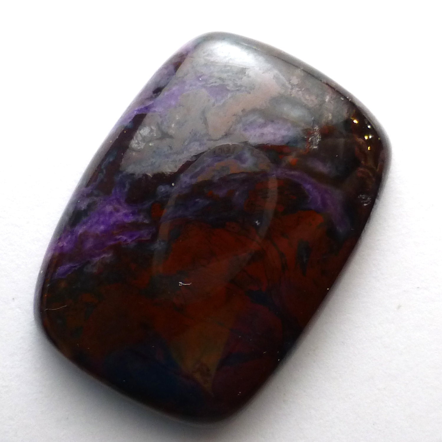 24.545 Carats Sugilite Cabochon Modified Rectangle Old Stock Lavender Purple Sugalite Sugelite One Of A Kind Handcut Lapidary Lisajoy Sachs 24.545 Carats Sugilite Cabochon Modified Rectangle Old Stock Lavender Purple Sugalite Sugelite One Of A Kind Handcut Lapidary Lisajoy Sachs