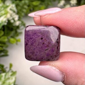 Sugilite Cabochon | 2g | - #6 (polished Purple Crystal Jewelry, Healing Stone, Third-eye Chakra, Intuition) Sugilite Cabochon | 2g | - #6 (polished Purple Crystal Jewelry, Healing Stone, Third-eye Chakra, Intuition)