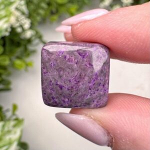 Sugilite Cabochon | 3g | - #9 (polished Purple Crystal Jewelry, Healing Stone, Third-eye Chakra, Intuition) Sugilite Cabochon | 3g | - #9 (polished Purple Crystal Jewelry, Healing Stone, Third-eye Chakra, Intuition)