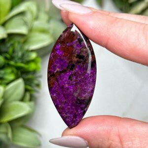 Sugilite Cabochon | 5g | - #3 (polished Purple Crystal Jewelry, Healing Stone, Crown Chakra, Balance)