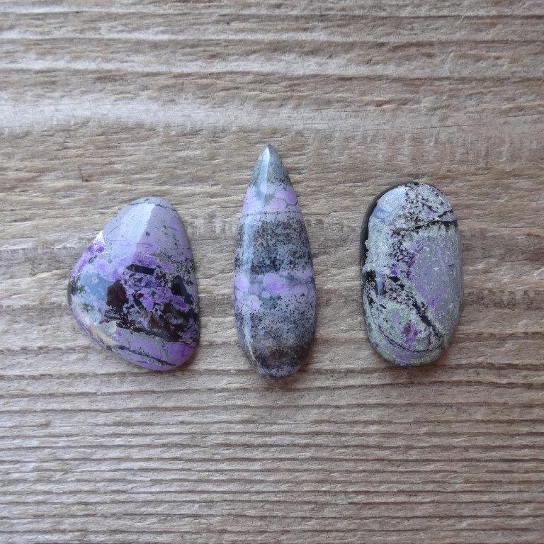 Natural Sugilite Cabochon, Natural Sugilite Cabochon Beads, Customized Jewelry