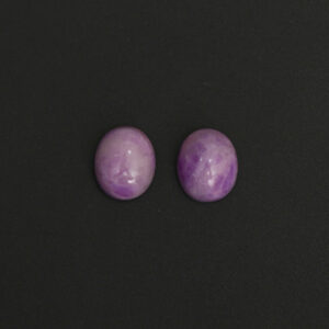 Natural Sugilite Smooth Oval Cabochon Gemstone , 10x12mm , Gemstone Cabochon , Pair ( 2 Pieces ) Natural Sugilite Smooth Oval Cabochon Gemstone , 10x12mm , Gemstone Cabochon , Pair ( 2 Pieces )