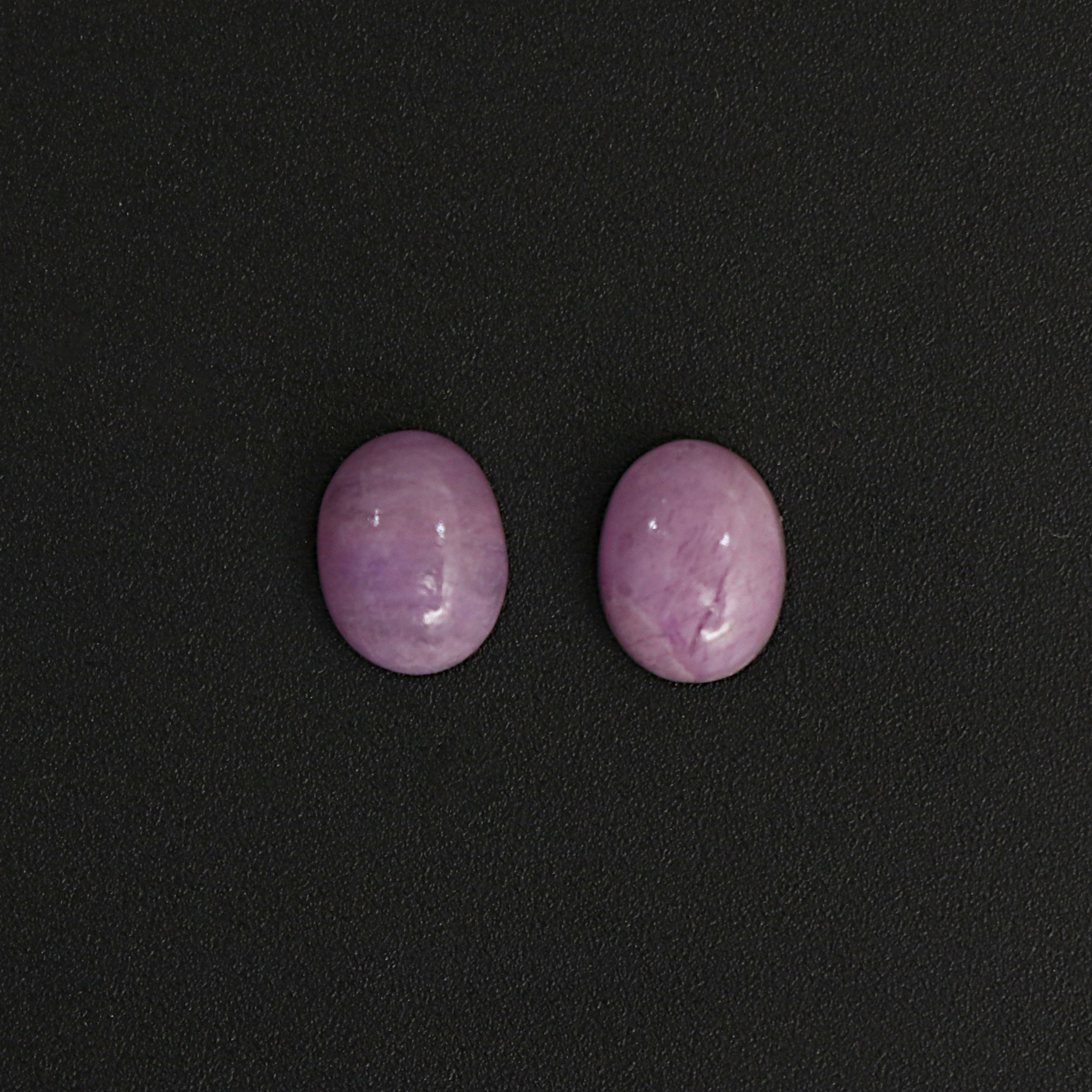 Natural Sugilite Smooth Oval Cabochon Gemstone , 7x9mm , Gemstone Cabochon , Pair ( 2 Pieces )