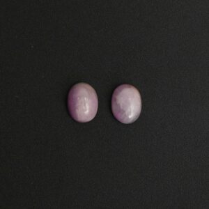 Natural Sugilite Smooth Oval Cabochon Gemstone , 7x9mm , Gemstone Cabochon , Pair ( 2 Pieces ) Natural Sugilite Smooth Oval Cabochon Gemstone , 7x9mm , Gemstone Cabochon , Pair ( 2 Pieces )