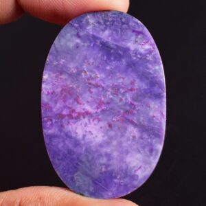 50 Cts. Natural Sugilite Oval Shape Cabochon Gemstone For Jewelry Making, Flat Back Polished Sugilite Gemstone South African Purple Sugilite 50 Cts. Natural Sugilite Oval Shape Cabochon Gemstone For Jewelry Making, Flat Back Polished Sugilite Gemstone South African Purple Sugilite