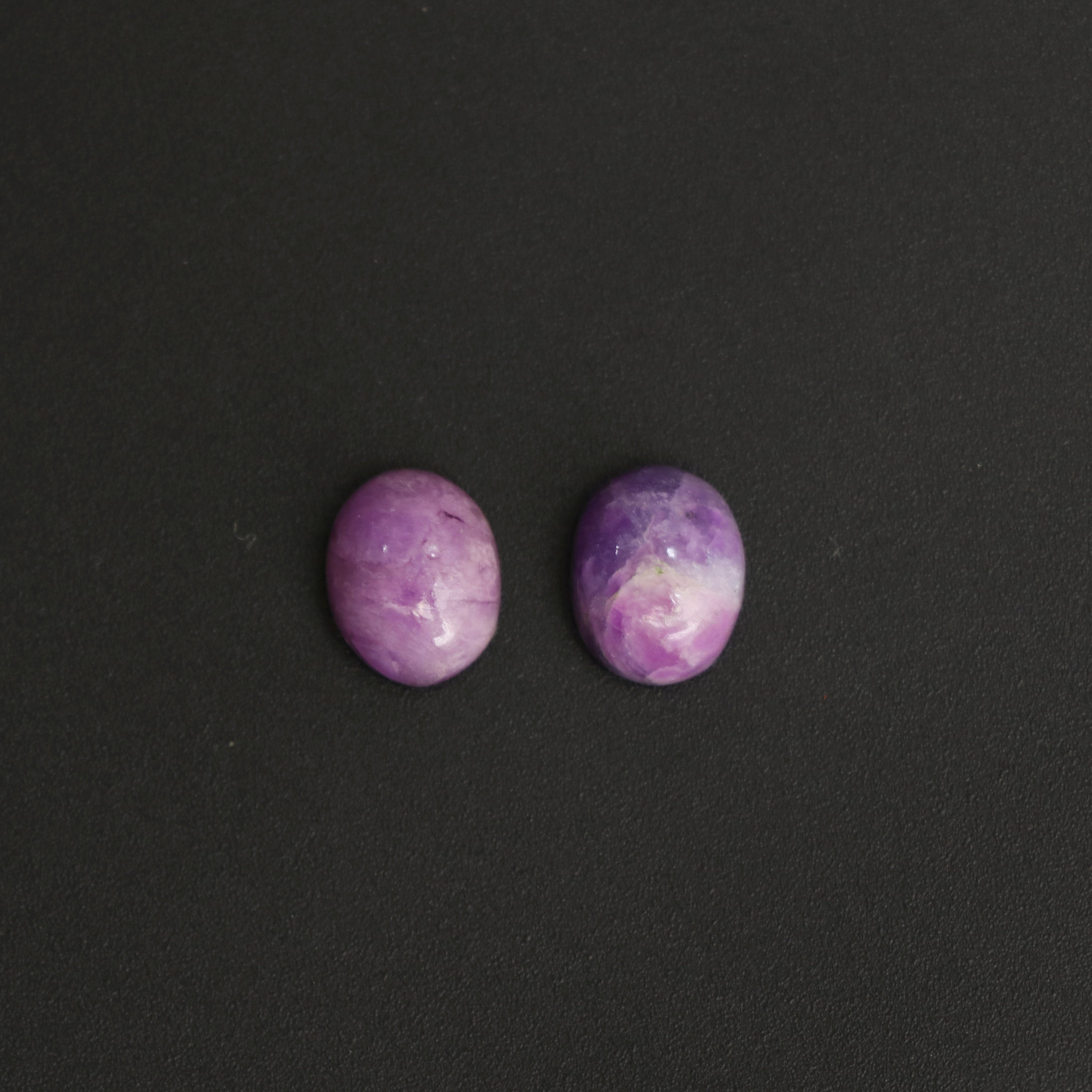 Purple Sugilite Smooth Oval Cabochon Gemstone, 8x10mm, Sugilite Oval Cabs, Sugilite Jewelry Making Gemstone Cabochon, Pair ( 2 Pieces ) Purple Sugilite Smooth Oval Cabochon Gemstone, 8x10mm, Sugilite Oval Cabs, Sugilite Jewelry Making Gemstone Cabochon, Pair ( 2 Pieces )