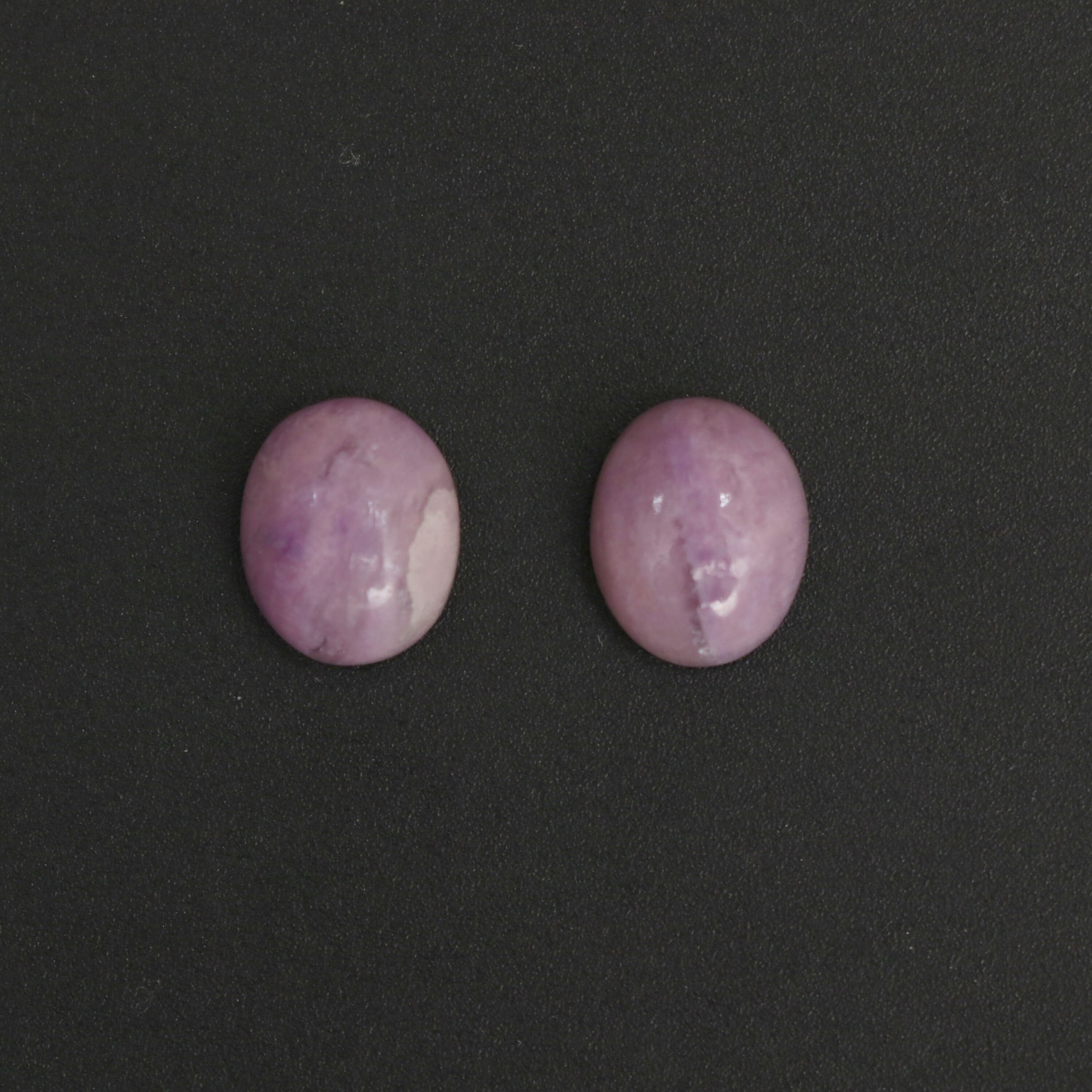 Purple Sugilite Smooth Oval Cabs Loose Gemstone, 9x11mm, Sugilite Oval Cabs, Sugilite Jewelry Making Gemstone Cabochon, Pair ( 2 Pieces )