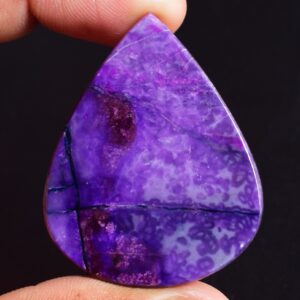 78 Carat Natural Sugilite Pear Shape Cabochon Gemstone For Jewelry Making Loose Cabochon Gemstone 78 Carat Natural Sugilite Pear Shape Cabochon Gemstone For Jewelry Making Loose Cabochon Gemstone