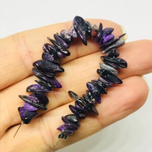 Deep Purple Sugilite Chip Ceads - Genuine South Africa Sugilite - Jewelry Making - Rare Gemstone - Healing Gemstone - Natural Beads