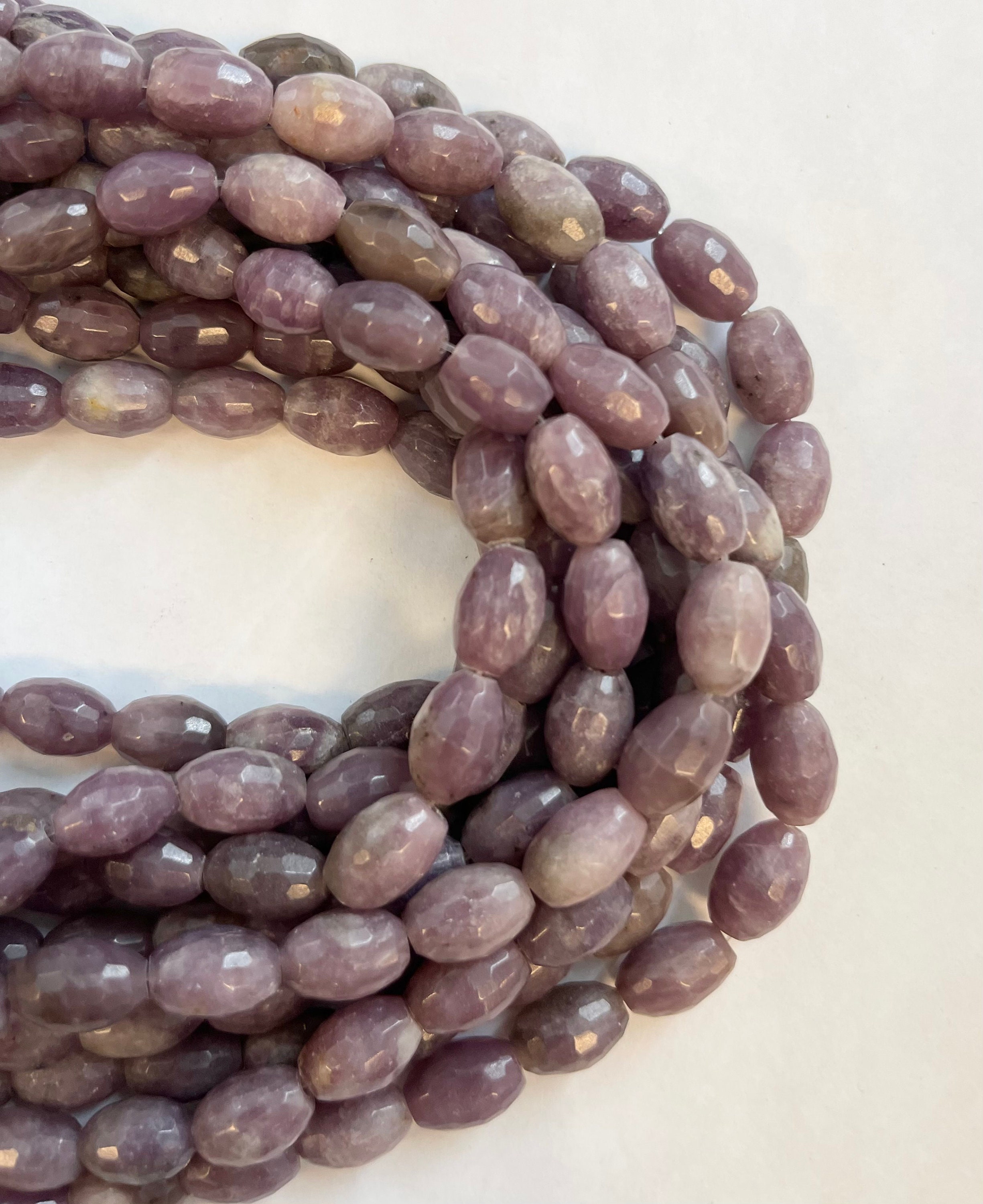 Sugilite 12x8mm Faceted Oval Gemstone Beads -15.5 Inch Strand