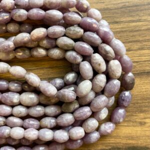 Sugilite 12x8mm Faceted Oval Gemstone Bead -15.5 inch strand
