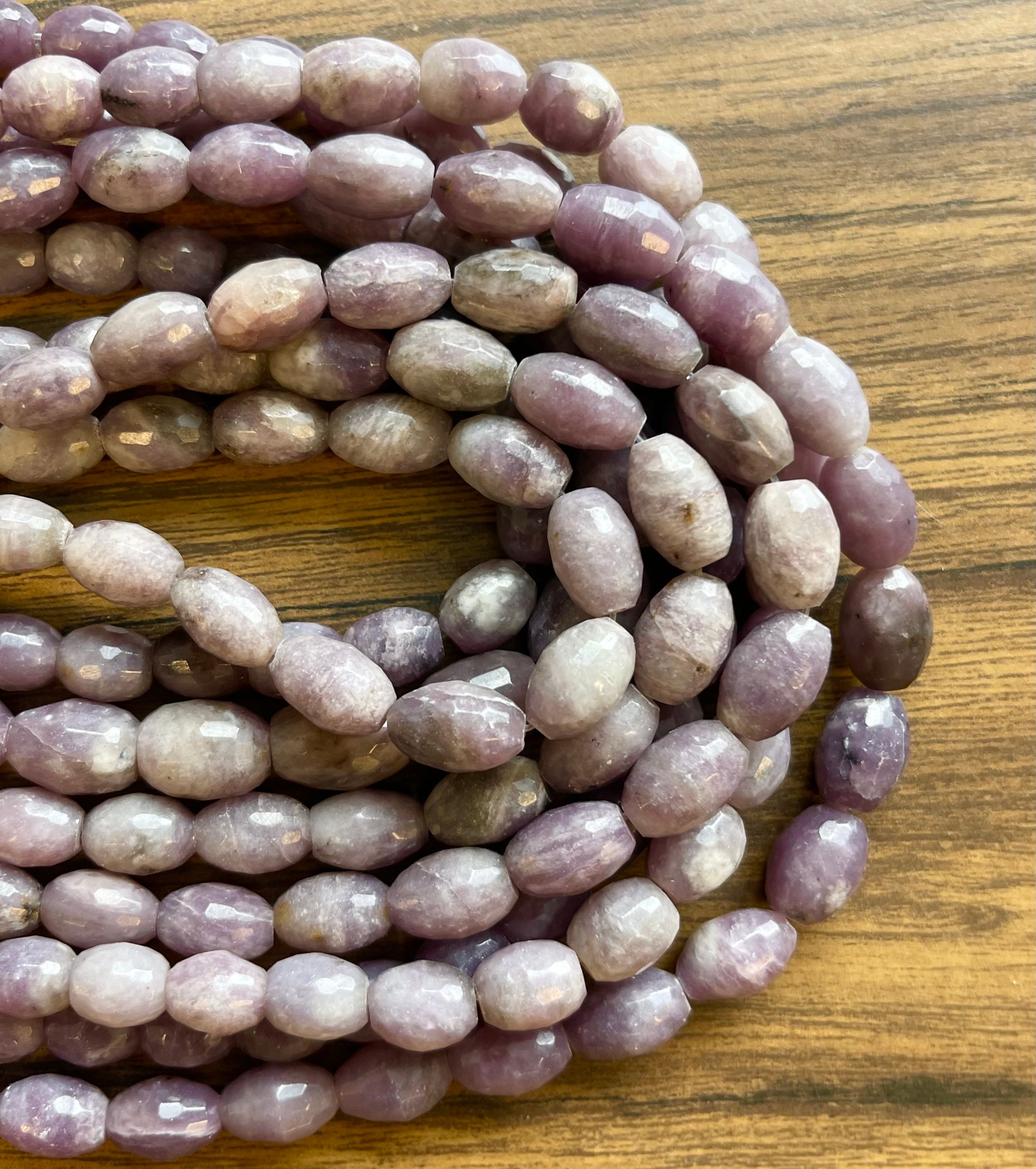 Sugilite 12x8mm Faceted Oval Gemstone Bead -15.5 Inch Strand
