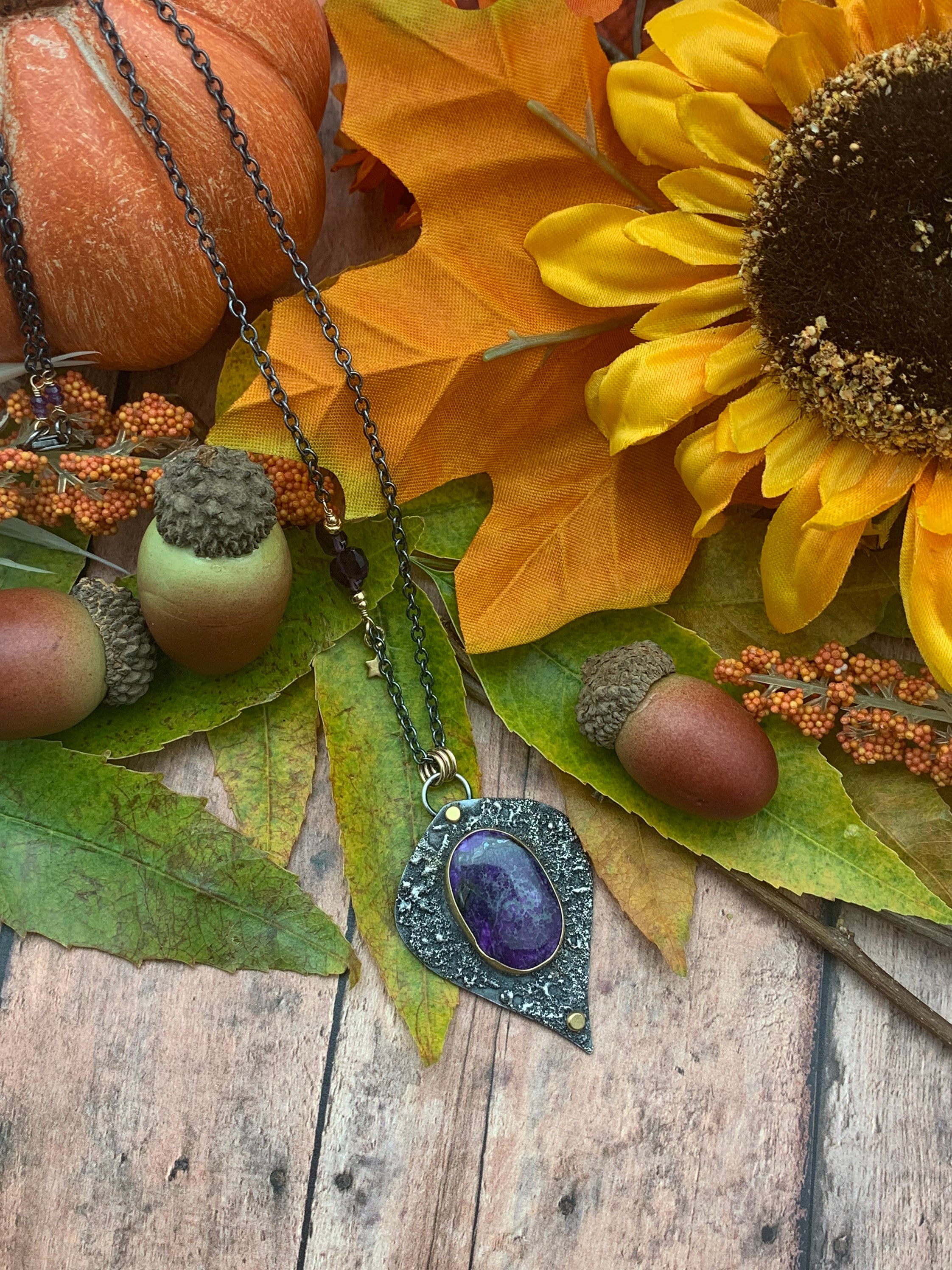 Sugilite Ancient Ruins Necklace