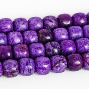 Grade Aaa Purple Sugilite Drum Tube Beads 10x9mm Smooth Loose Beads For Diy Earrings Bracelet Necklace Jewelry Making