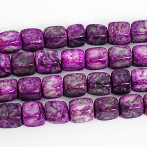Purple Sugilite Cube Beads 9X7MM Grade AAA Smooth Loose Beads for DIY Earrings Bracelet Necklace Jewelry Making