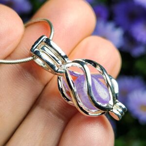 Sugilite Crystal Pendant: Polished Sugilite Jewelry