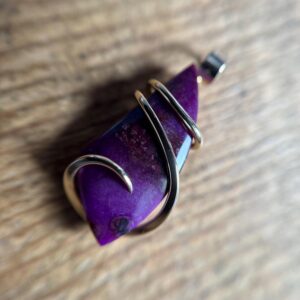 Sugilite In 14k Gold Pendant